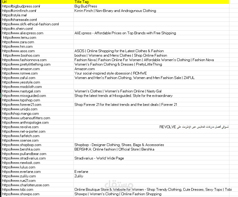 TITLE TAGS FOR WEBSITES