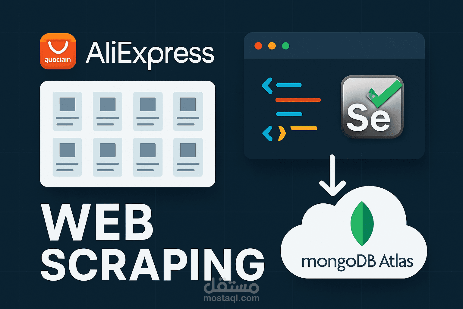 استخراج بيانات المنتجات من AliExpress تلقائيًا باستخدام Selenium