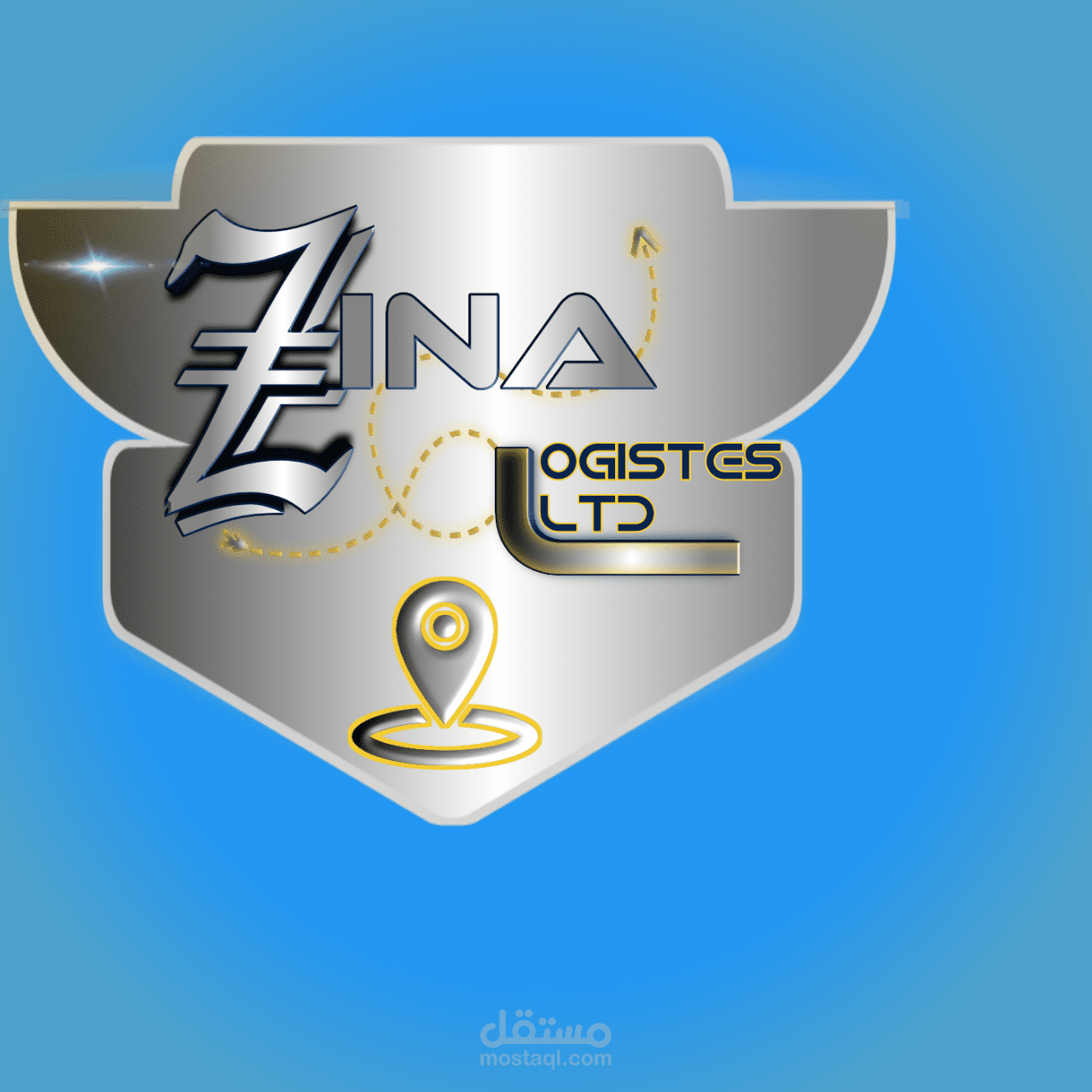 Zina Logistics (هوية بصرية لخدمات النقل)