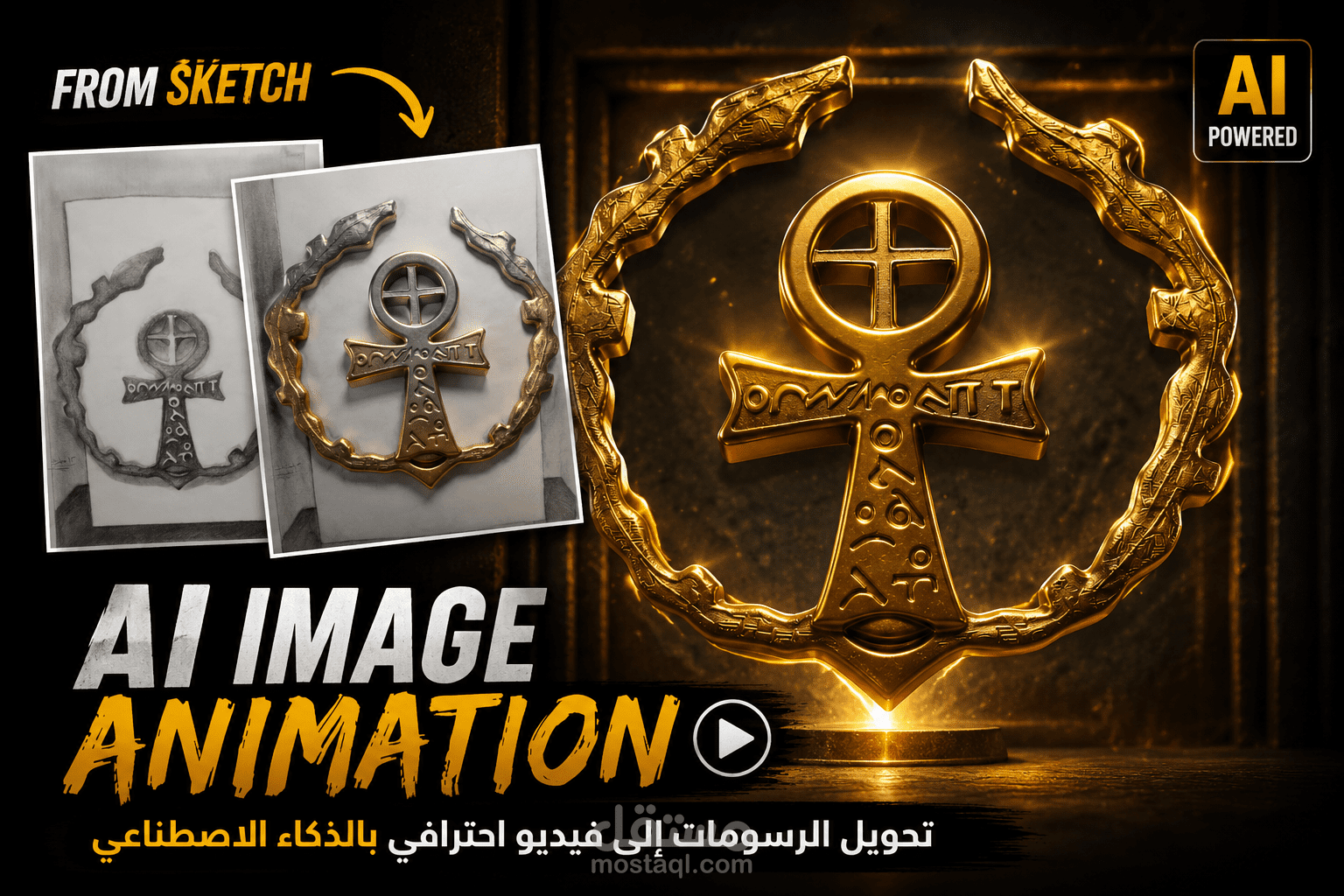 تحويل رسومات يدوية إلى فيديو سينمائي بالذكاء الاصطناعي