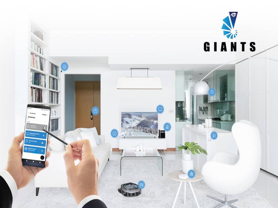 تصميم واجهة ويب لمشروع Smart Home