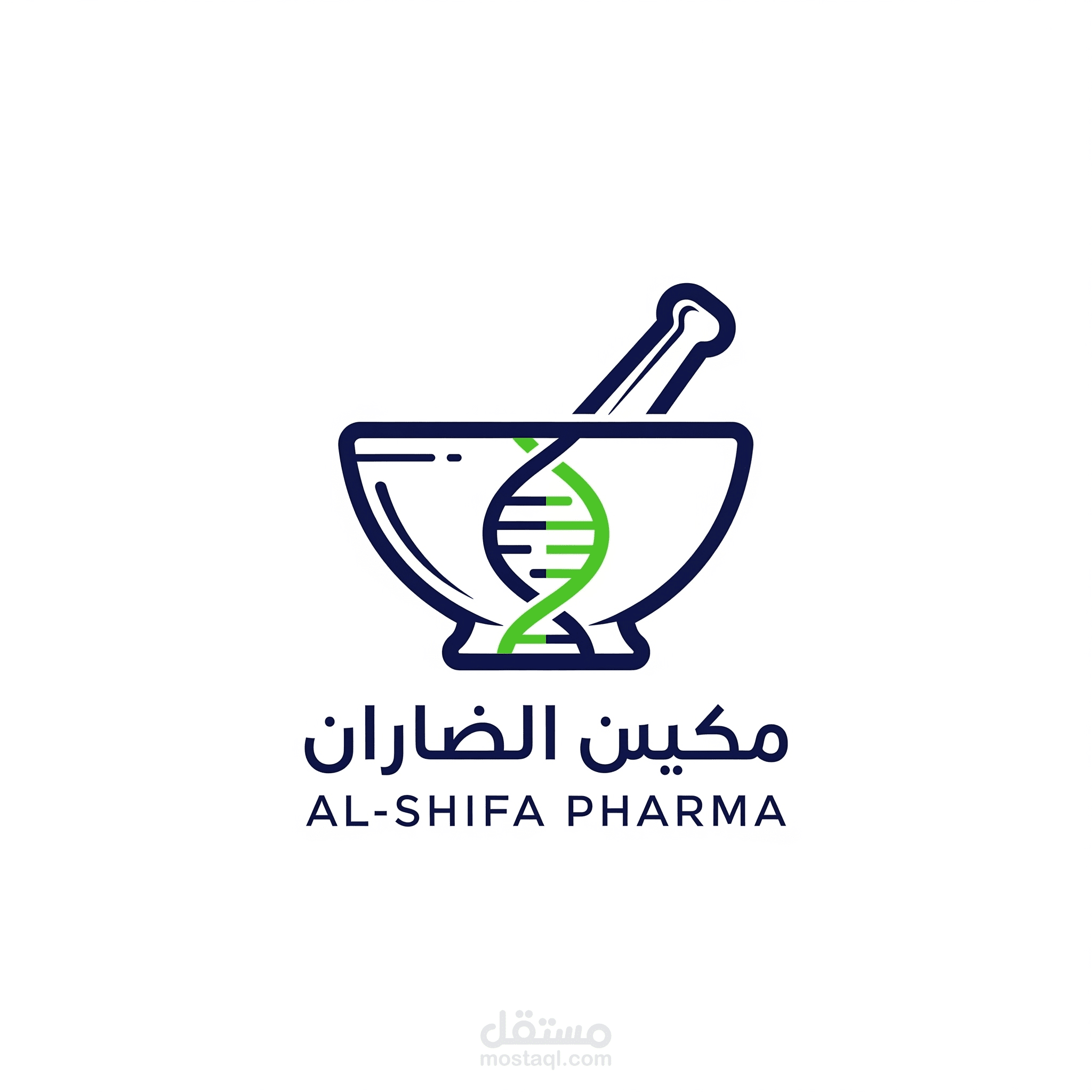 تصميم شعار لشركة ادوية سعودية