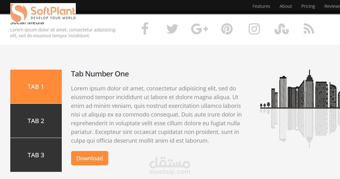 Ianding page صفحة هبوط