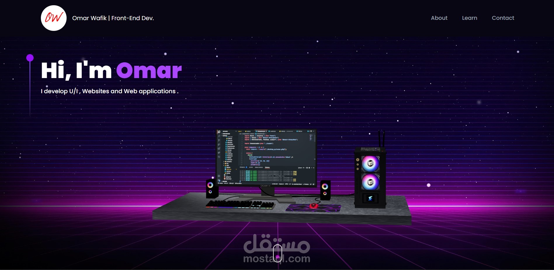 3D Portfolio Website