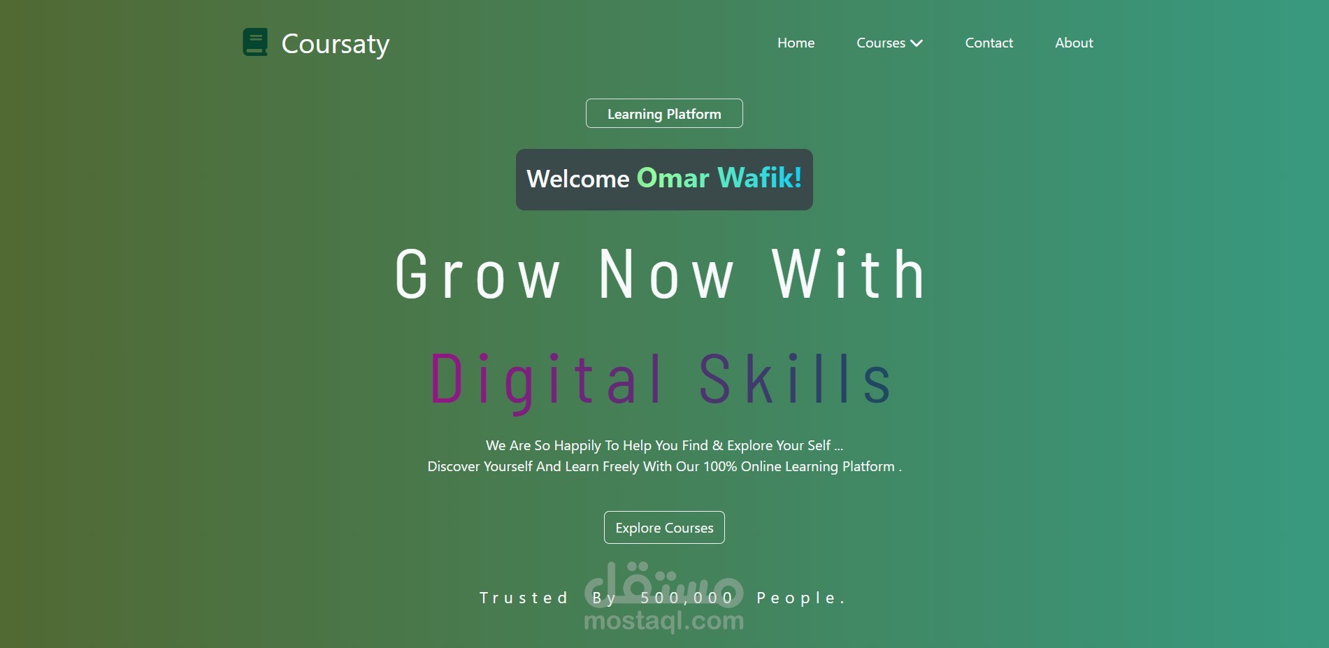 E-Learning Platform Website