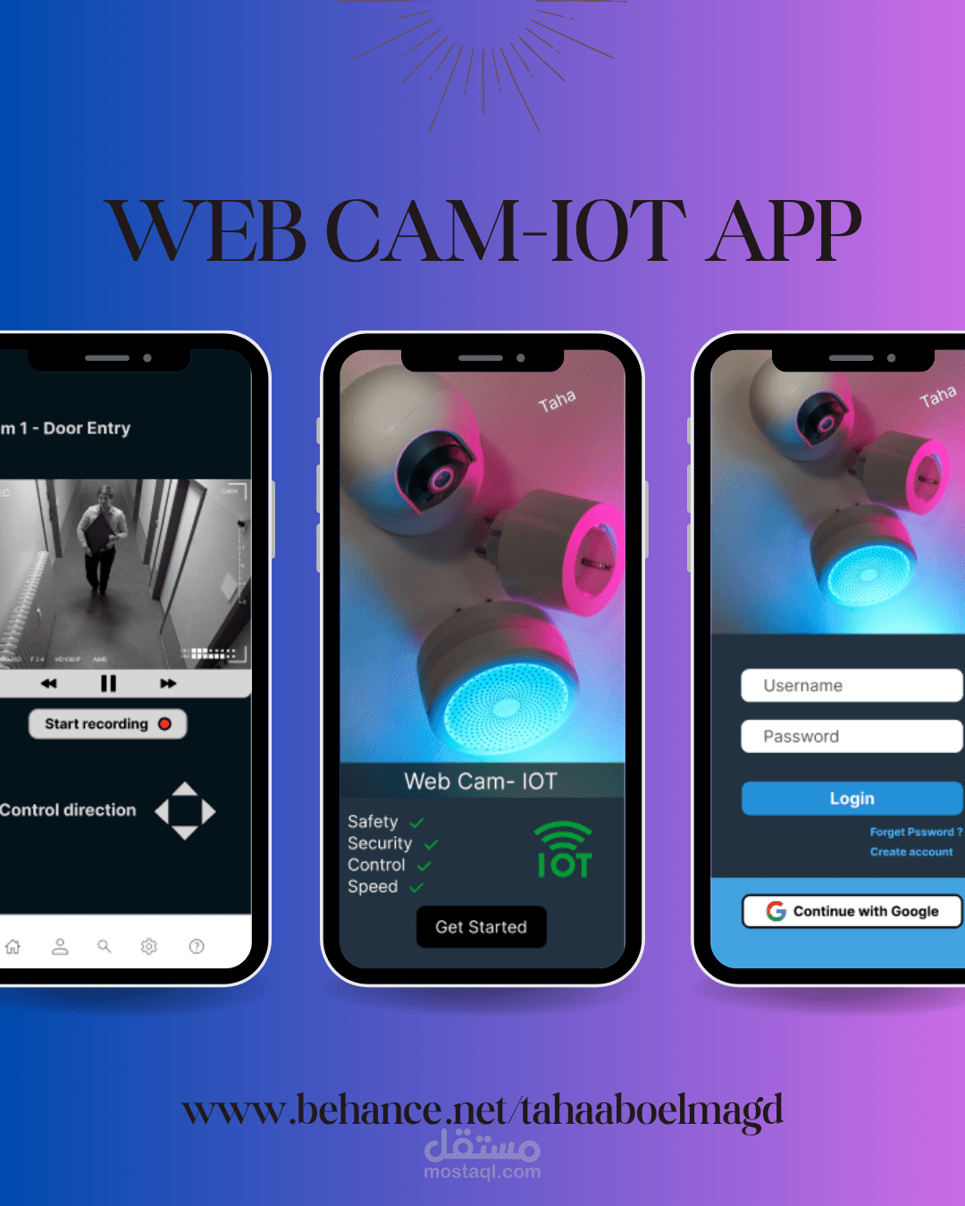 Ui Ux design for CCTV-IOT