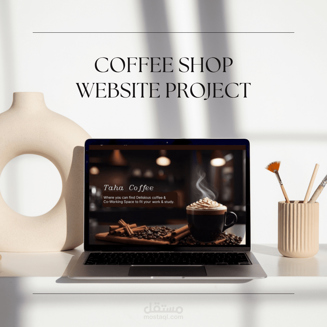 Ui Ux design for coffee shop website