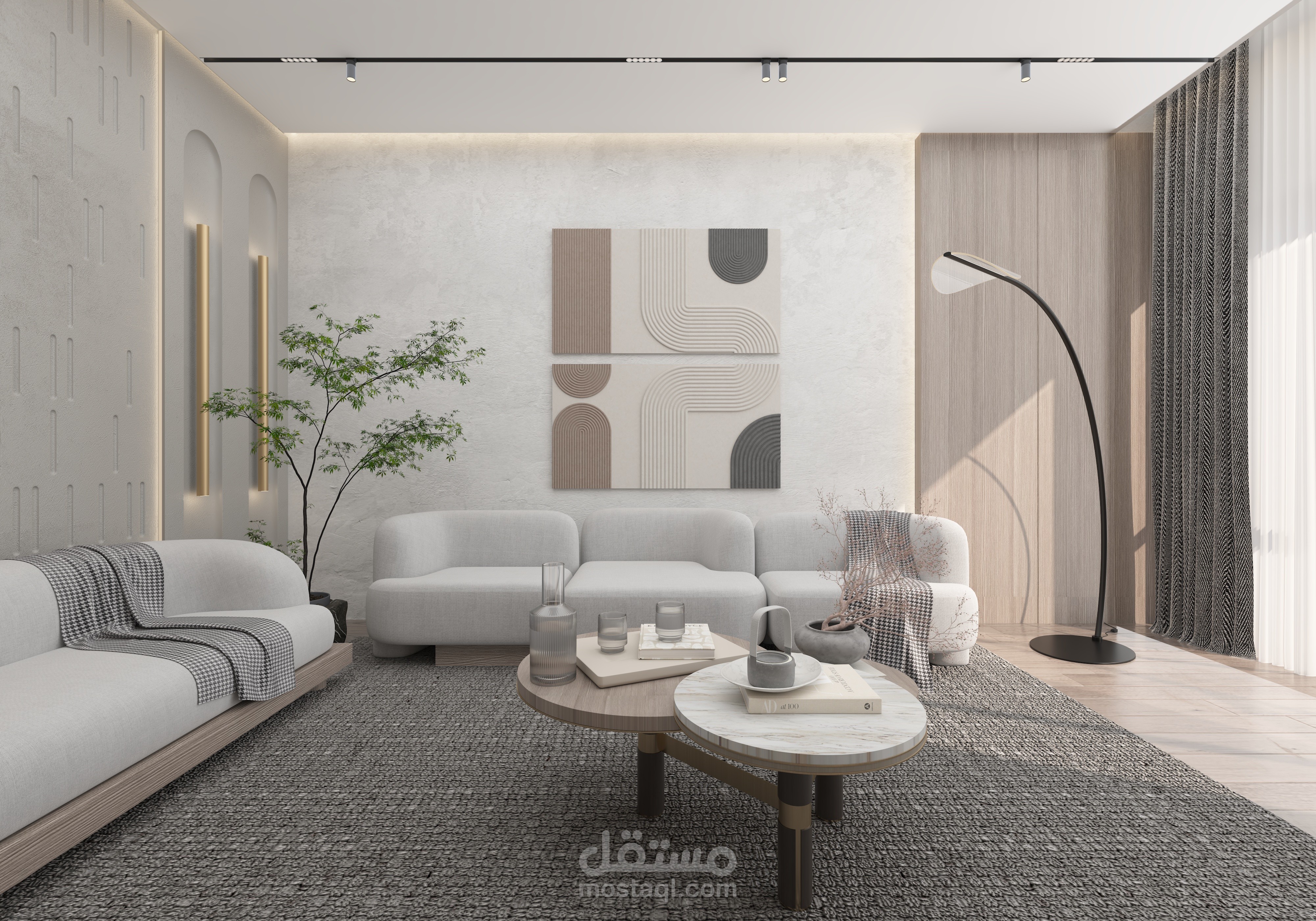 تصميم لغرفه معيشه