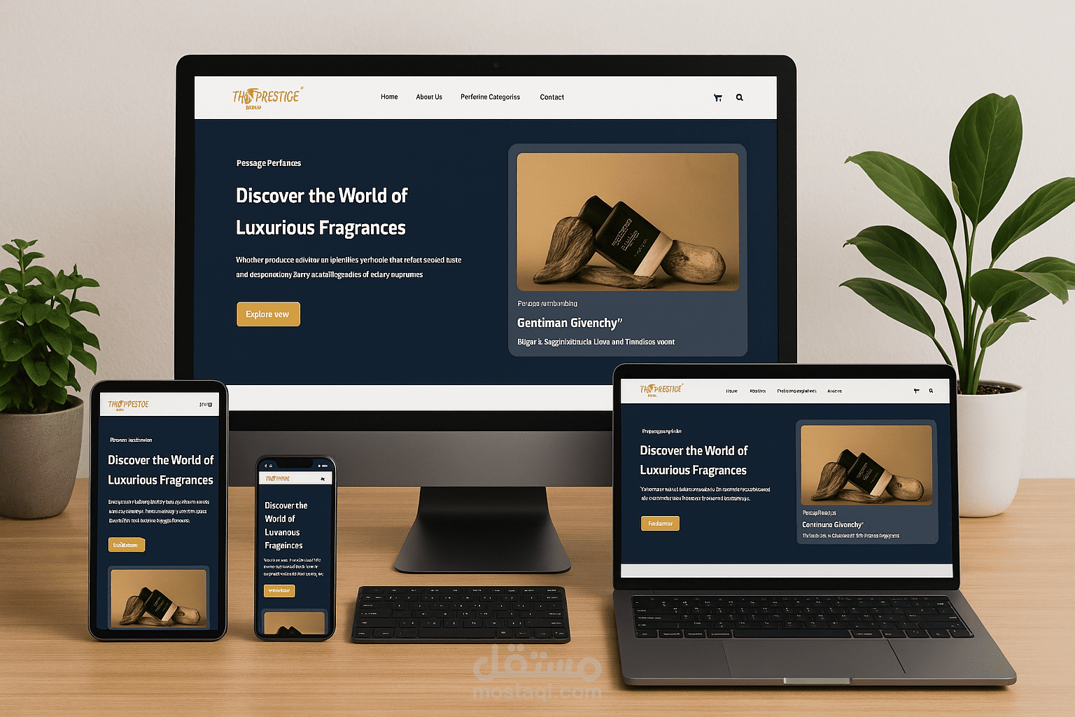 Professional Perfume Website – Prestige Perfumes