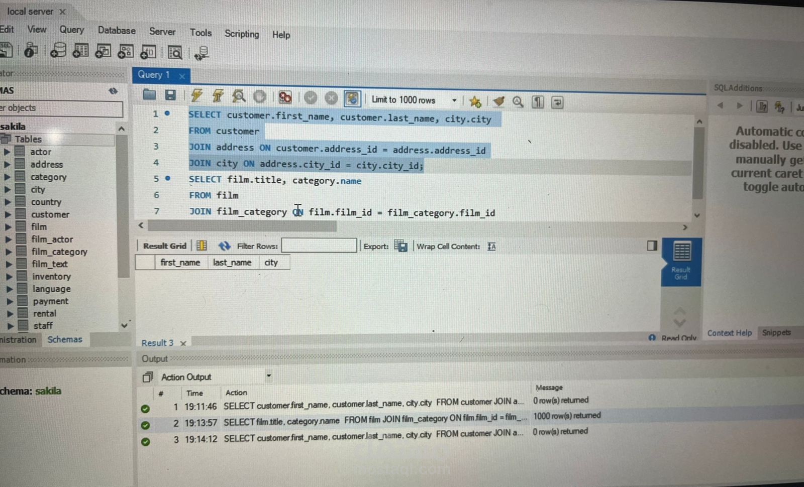 تحليل بيانات باستخدام sql