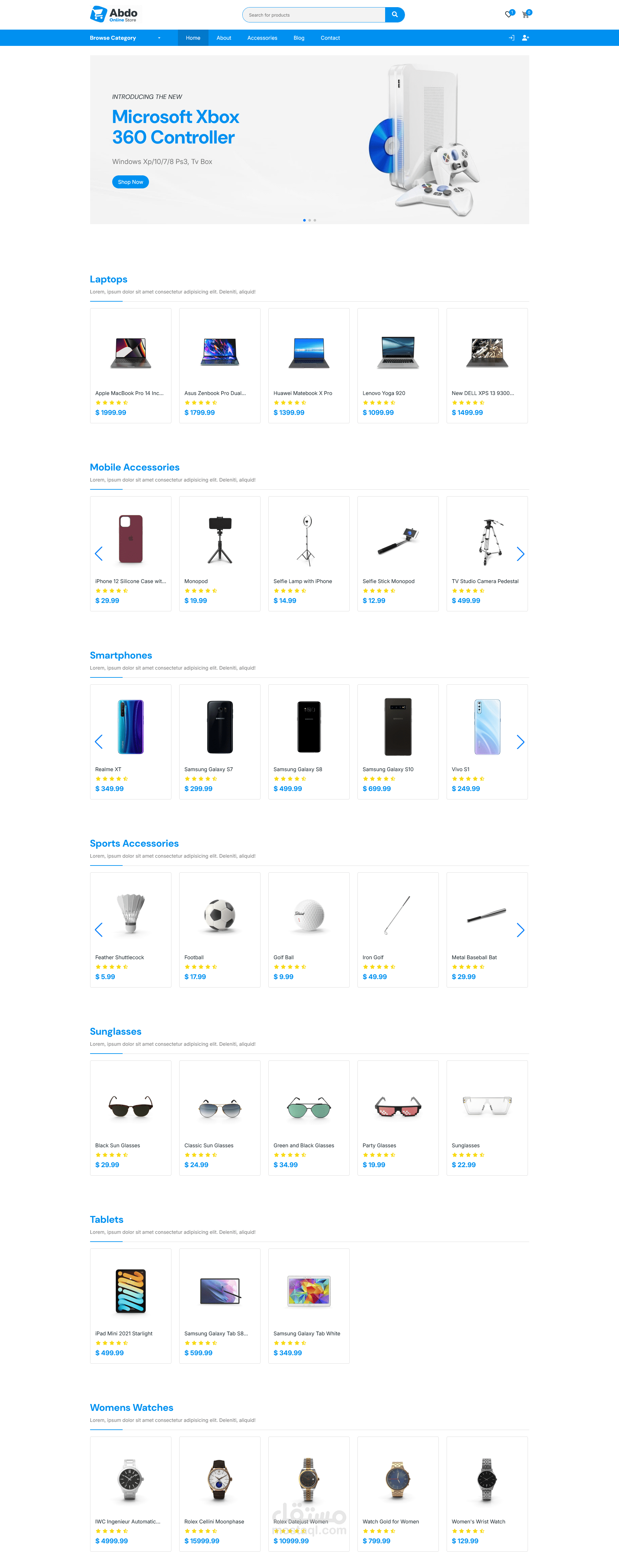 Ecommerce Website