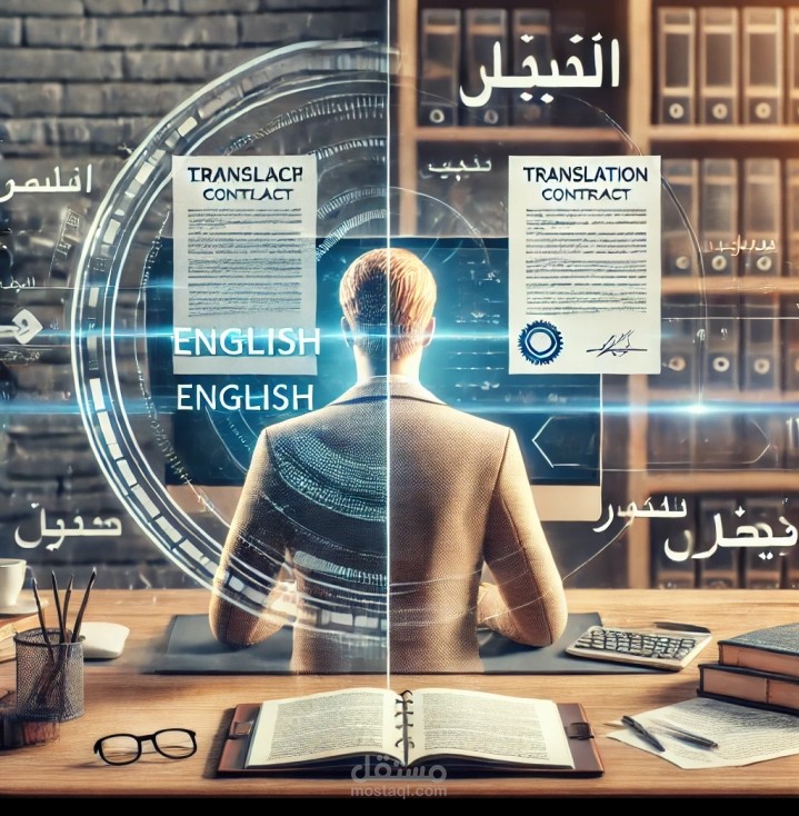 ترجمة عقد عمل رسمي من الانجليزية الى العربية
