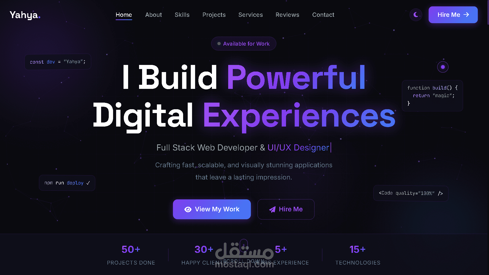 معرض اعمال شخصي بأسمي