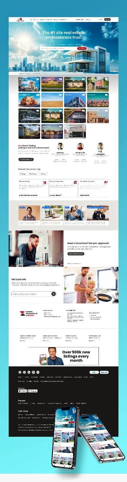 موقع لشركة تطوير عقاري