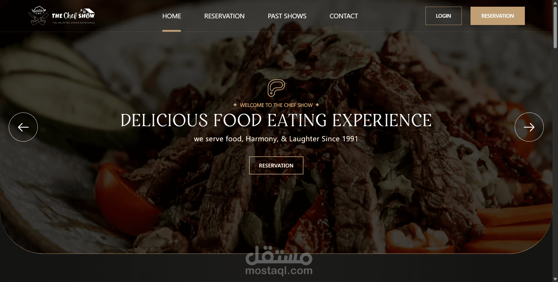 منصة The Chef Show لحجز المطاعم