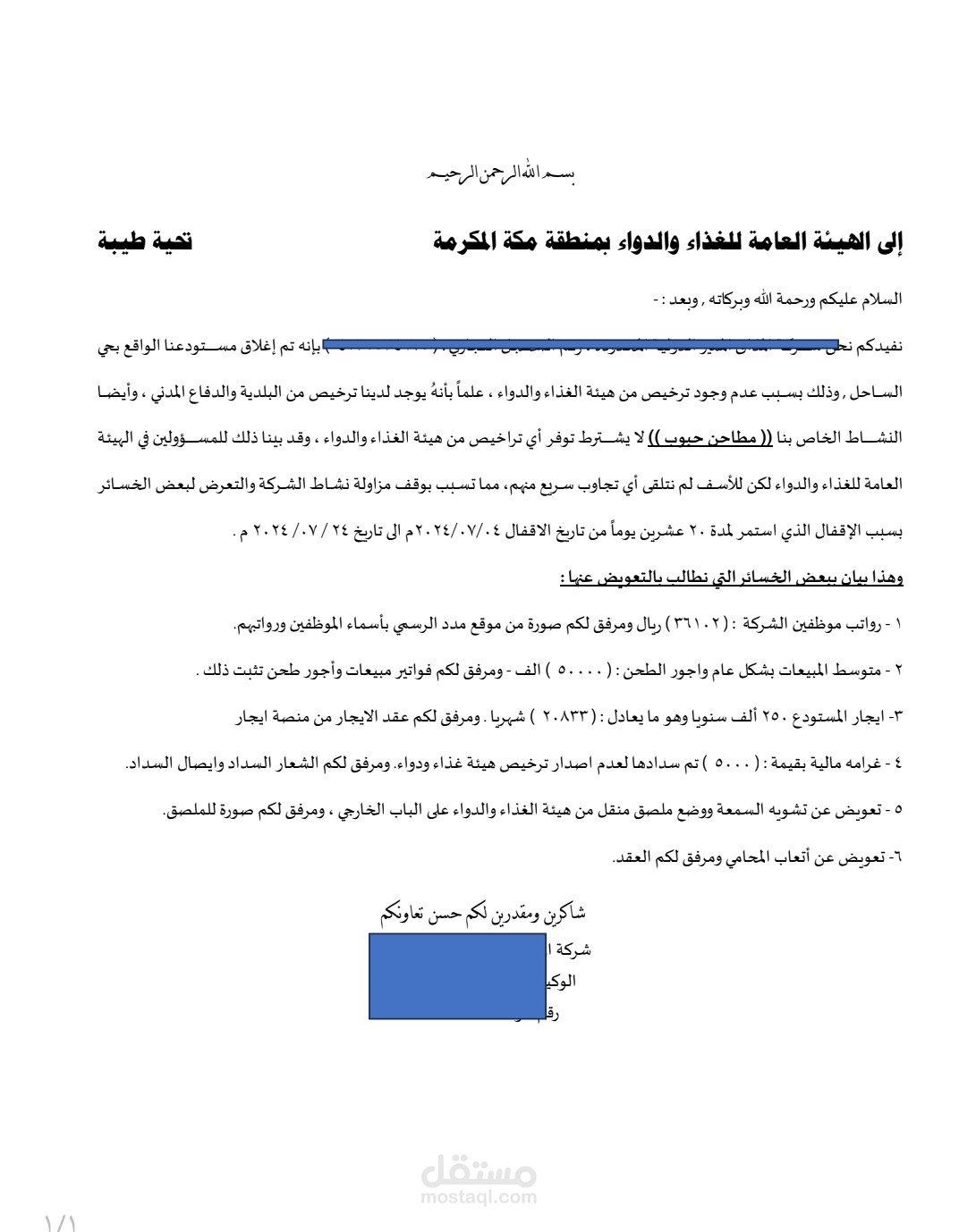 صياغة خطاب رسمي لهيئة حكومية