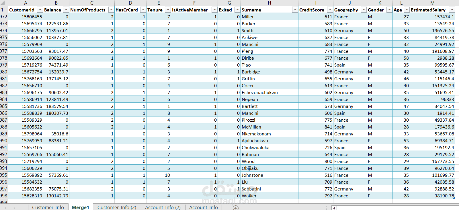 Data cleaning using power query