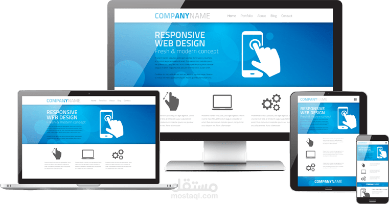 صفحه portfolio