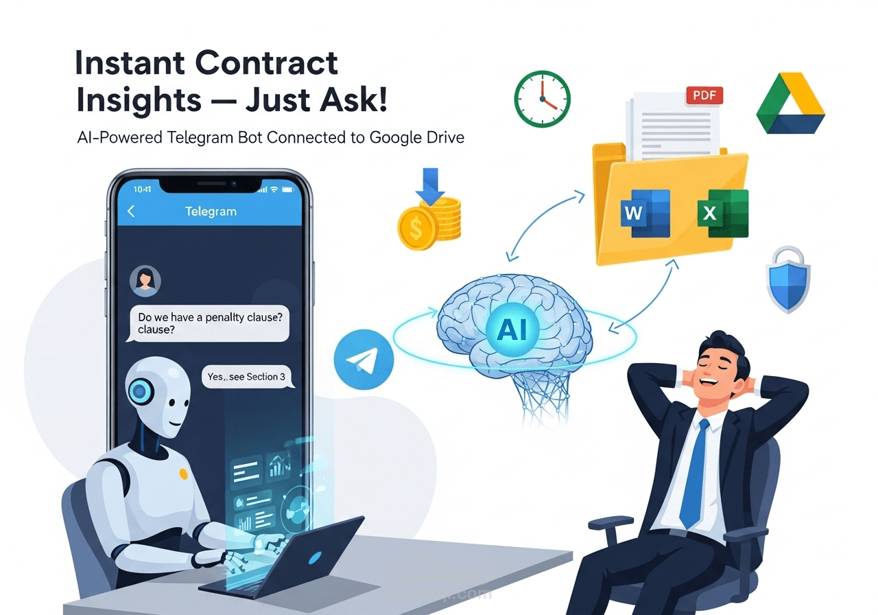 مساعد العقود عبر تيليجرام