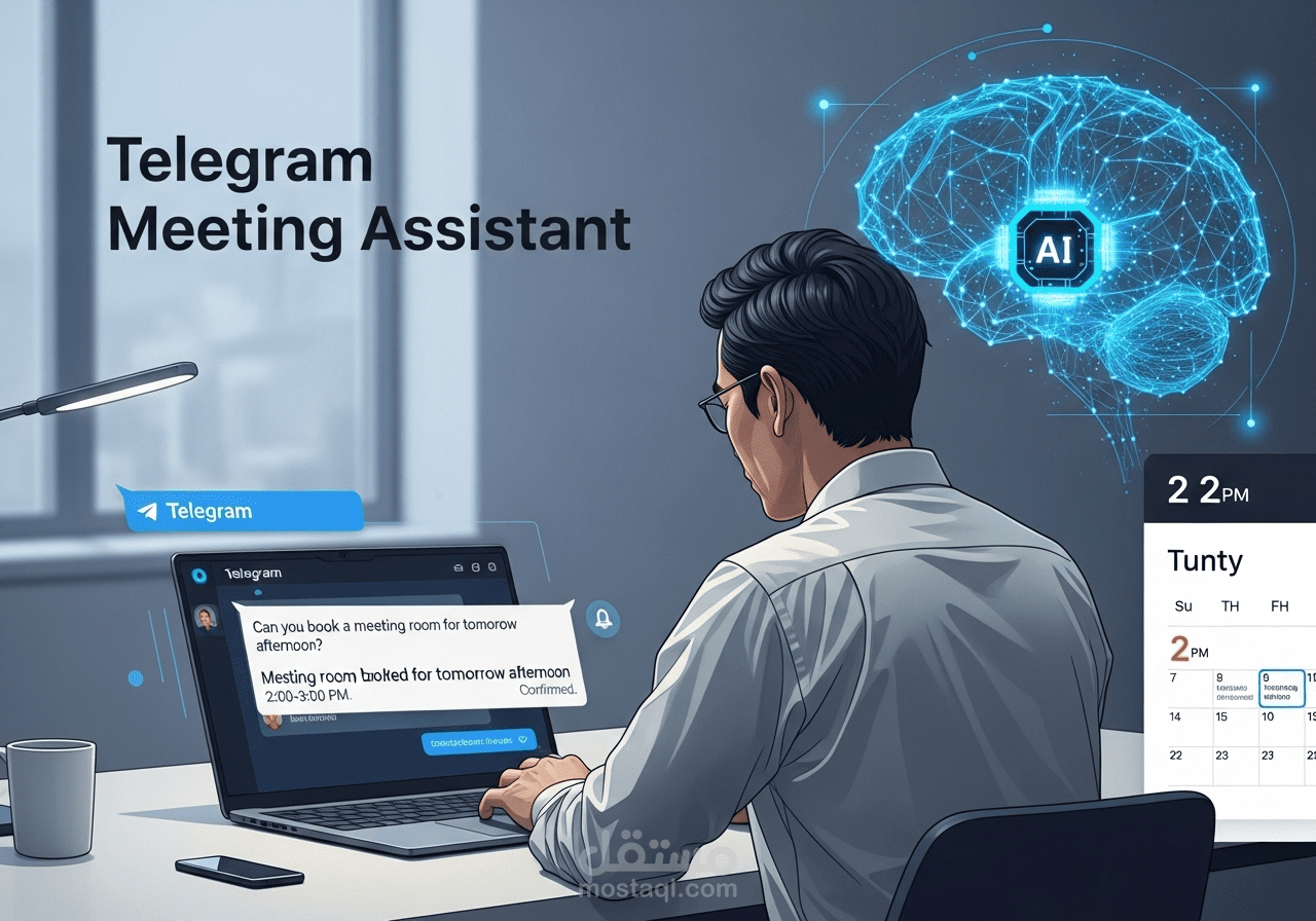 مساعد المواعيد عبر تيليجرام
