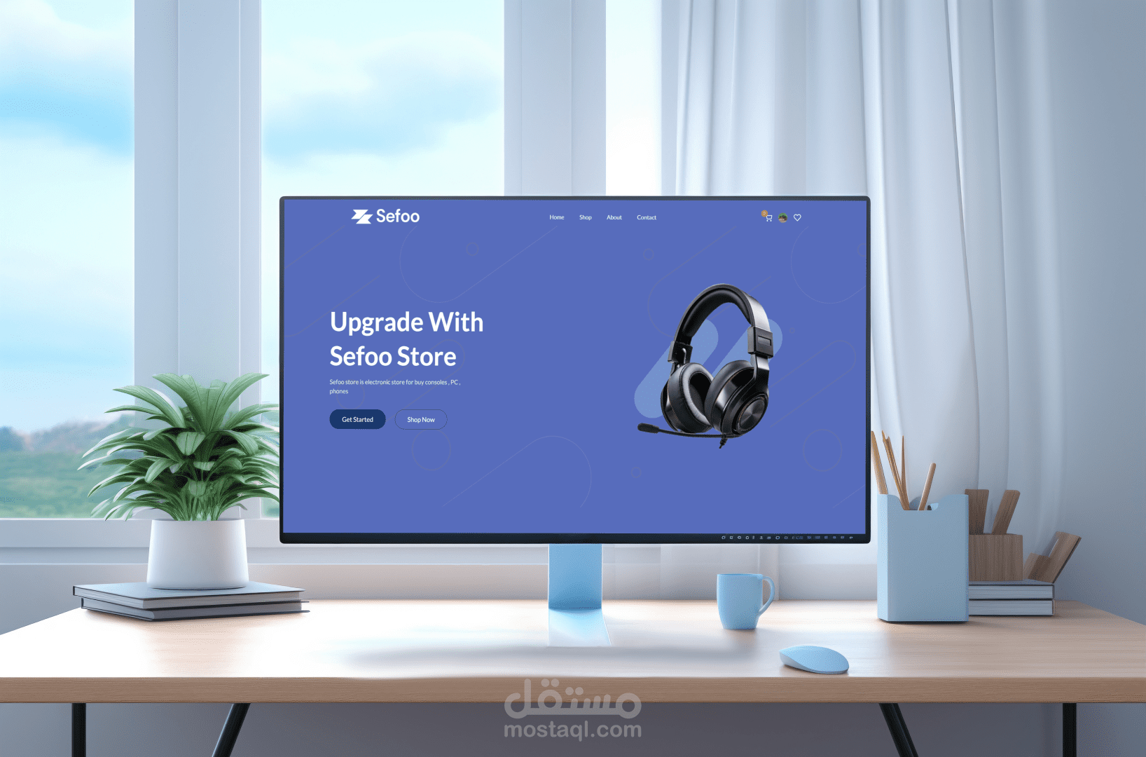 موقع ecommerce لبيع الاجهزة الالكترونية