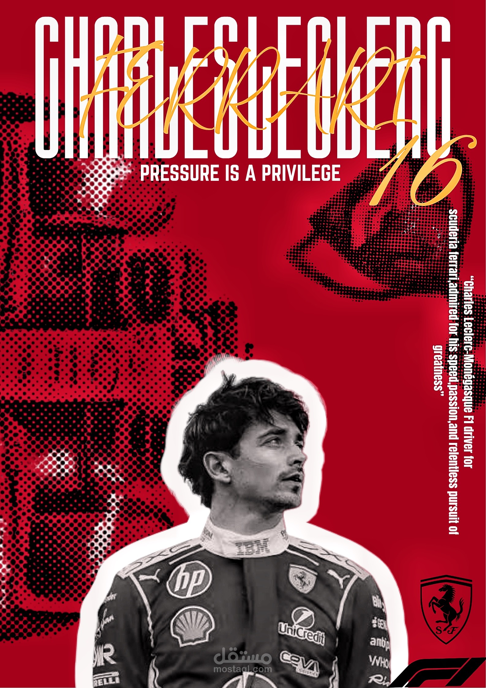 "F1 poster" Charles Leclerc