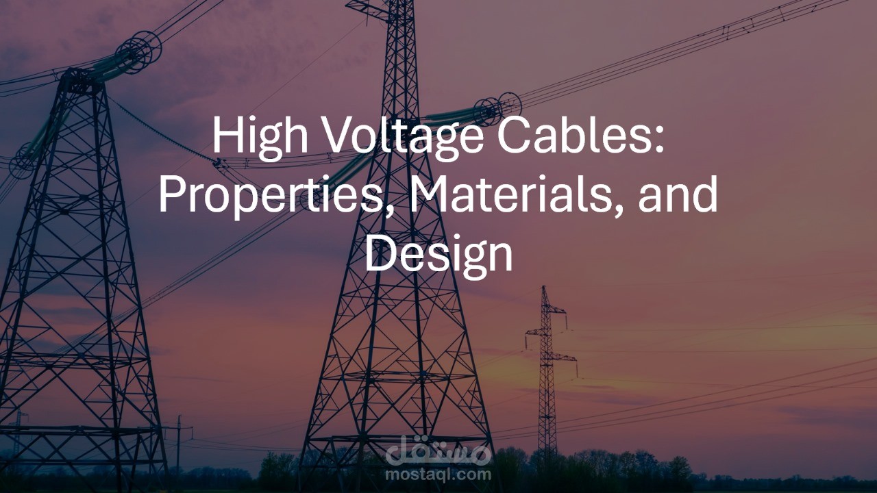 High Voltage Cables:  Properties, Materials, and  Design