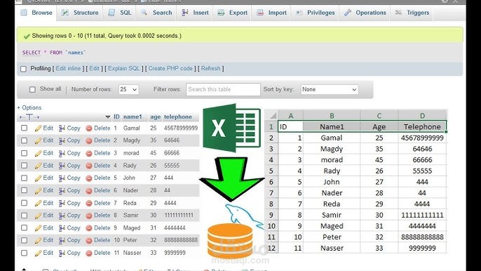 تحويل ملفات CSV/Excel إلى قاعدة بيانات SQL جاهزة
