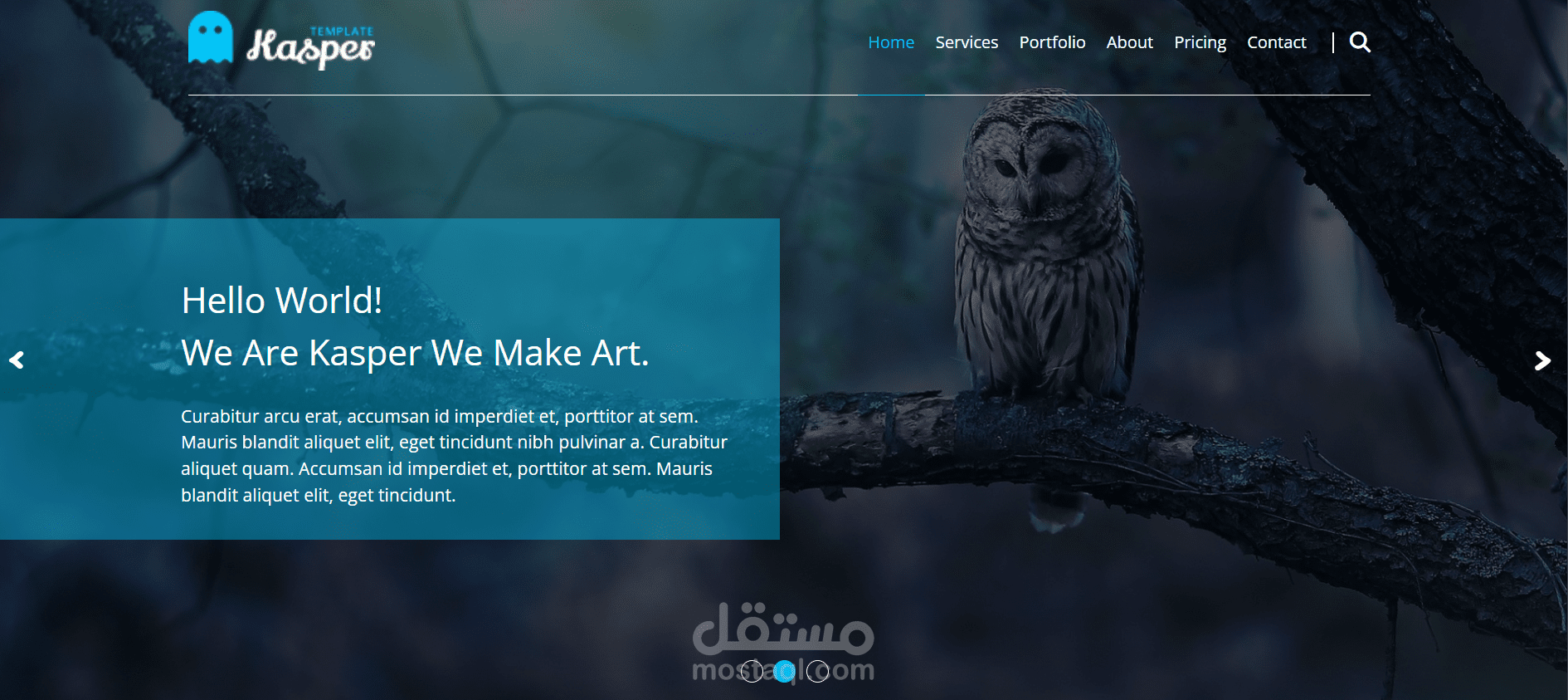 قالب ويب احترافي بتصميم عصري وتجربة مستخدم سلسة