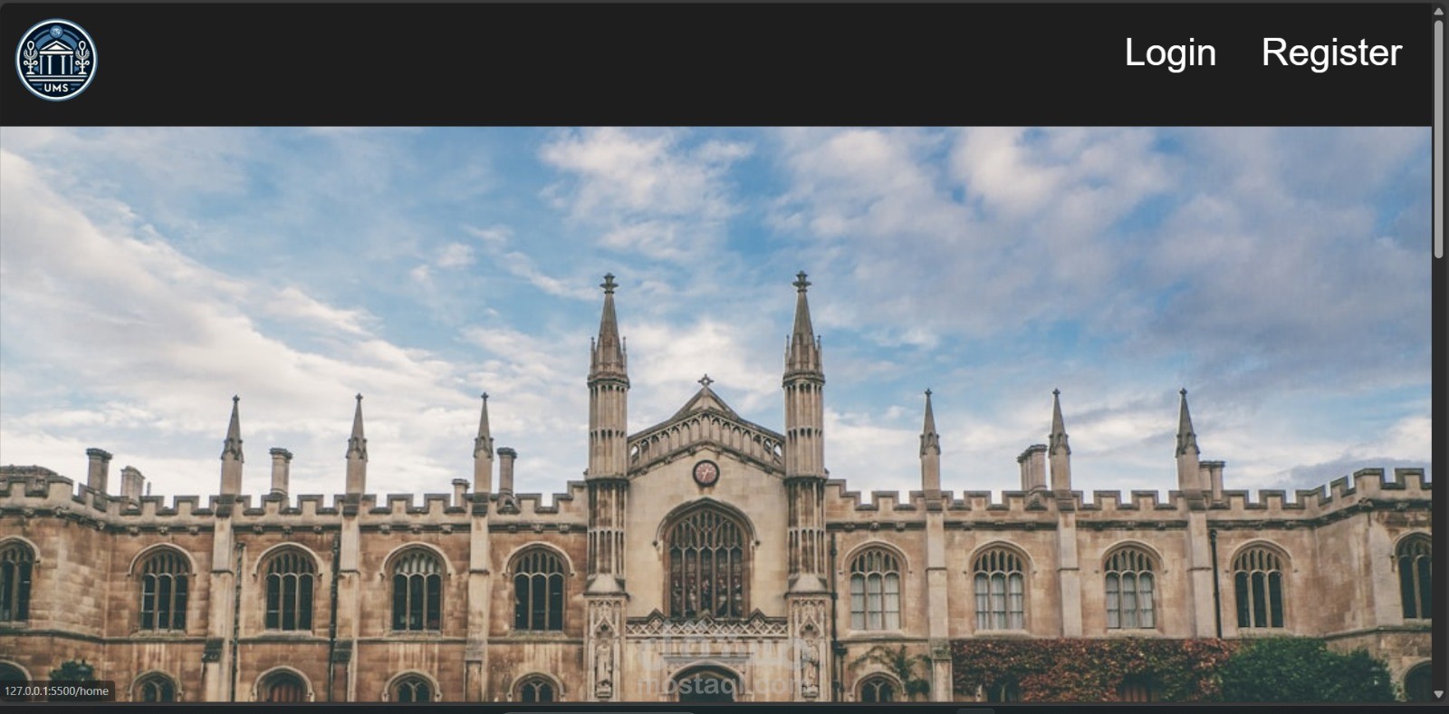University management system