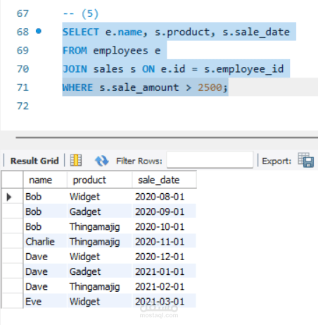 Company Database (SQL)