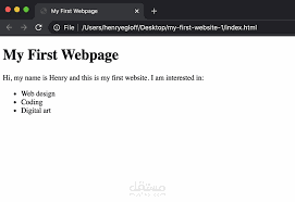 simple web site