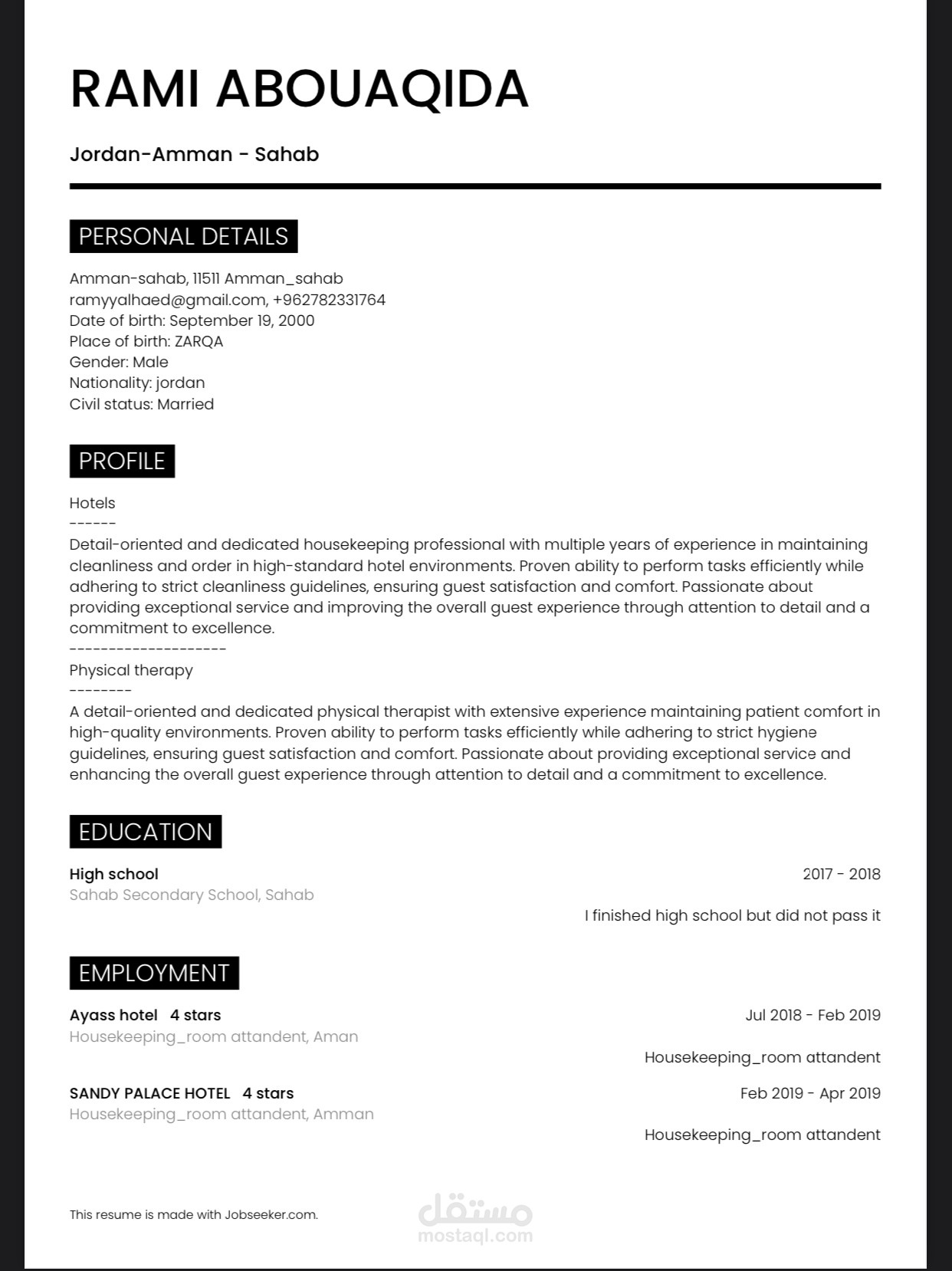 Create CV ATS