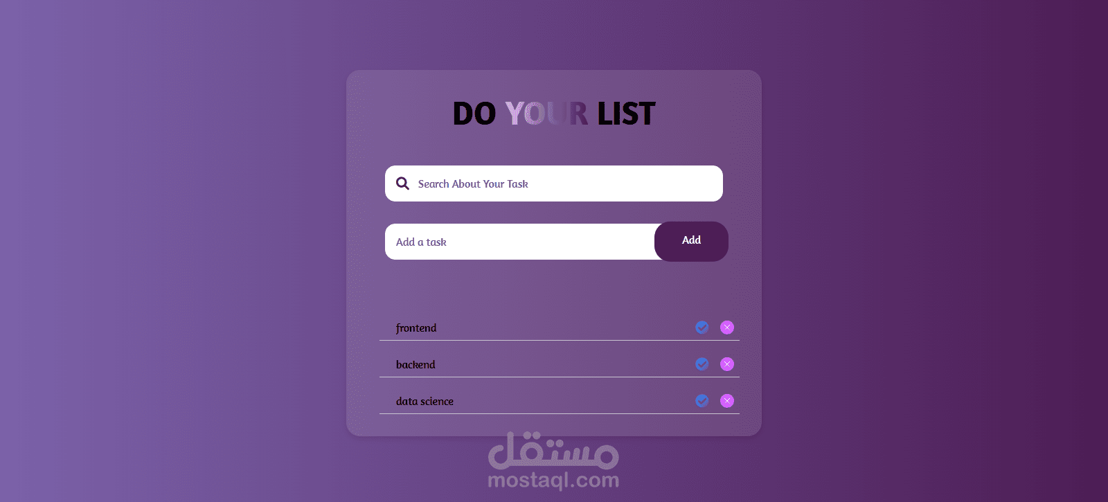 TO-DO LIST