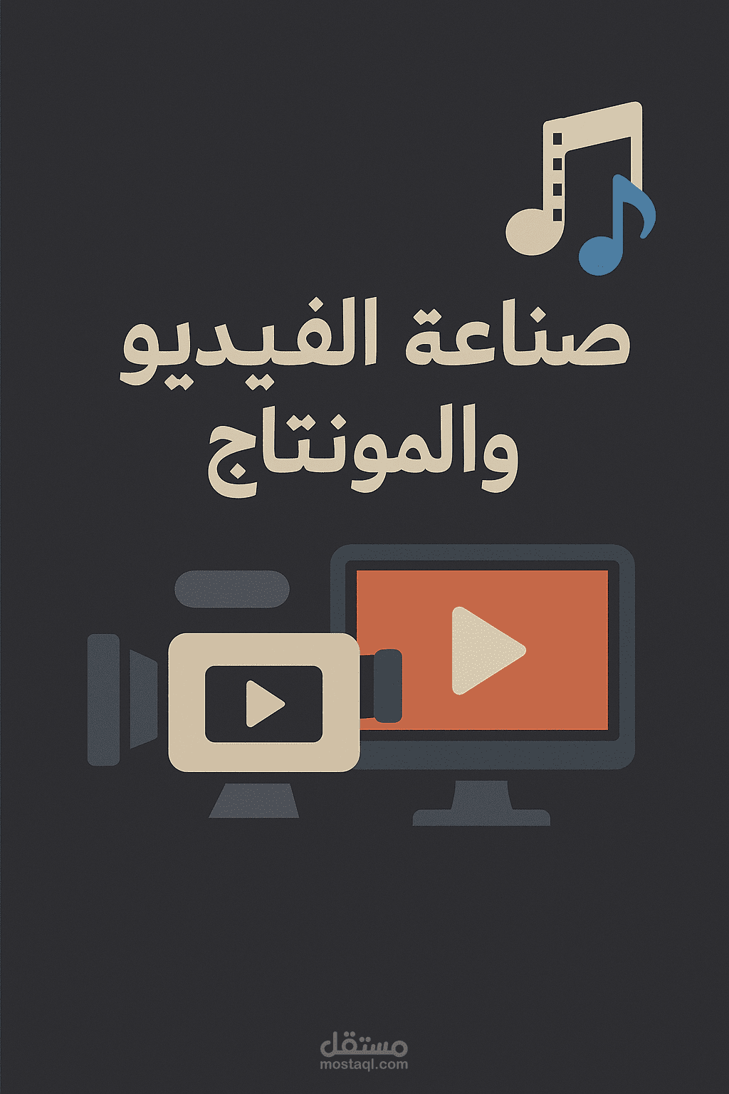 إبداع الفيديو والصوت وتصميم الأغلفة.