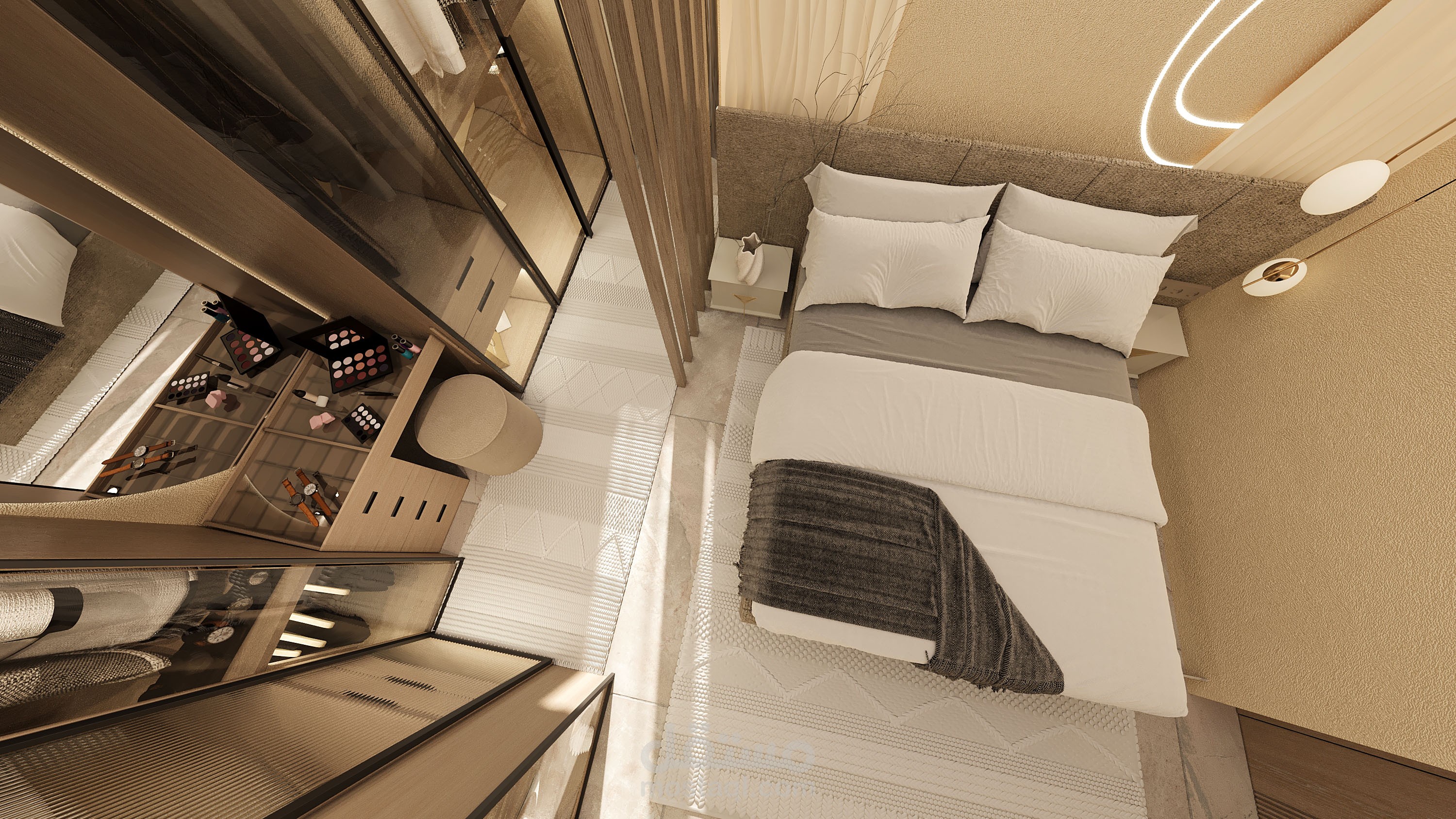 bedroom and dressing
