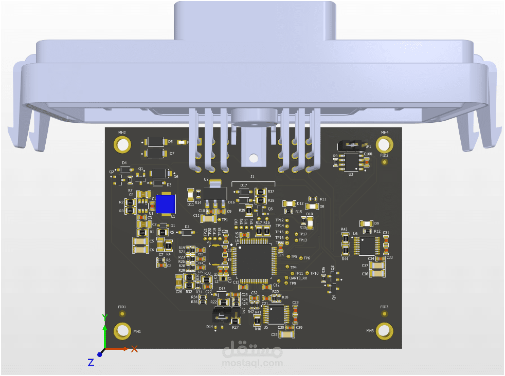 AC Charge Controller Board for a specific enclosure