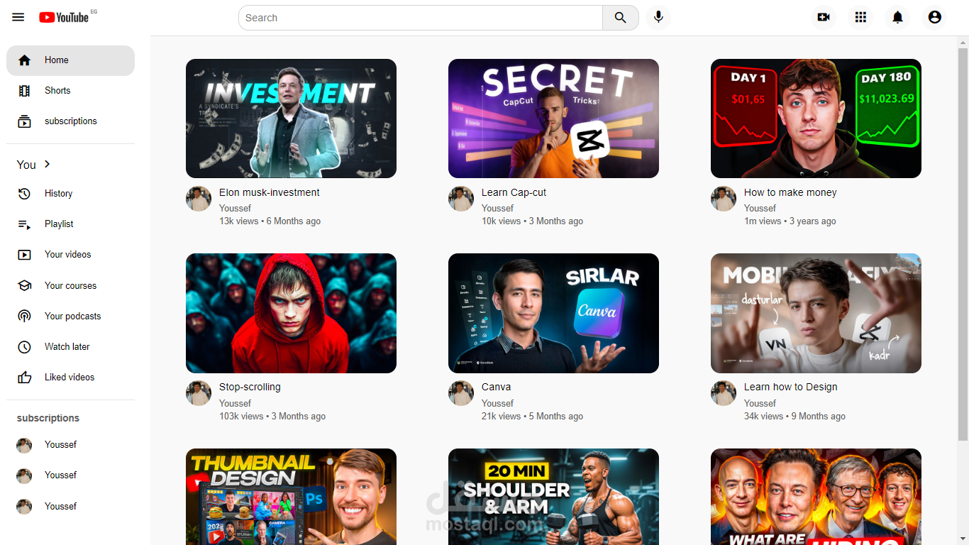 Youtube clone