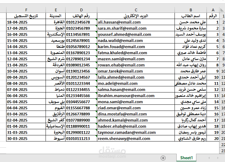 تحليل وتنظيم البيانات باستخدام Excel - حلول مخصصة لاحتياجاتك