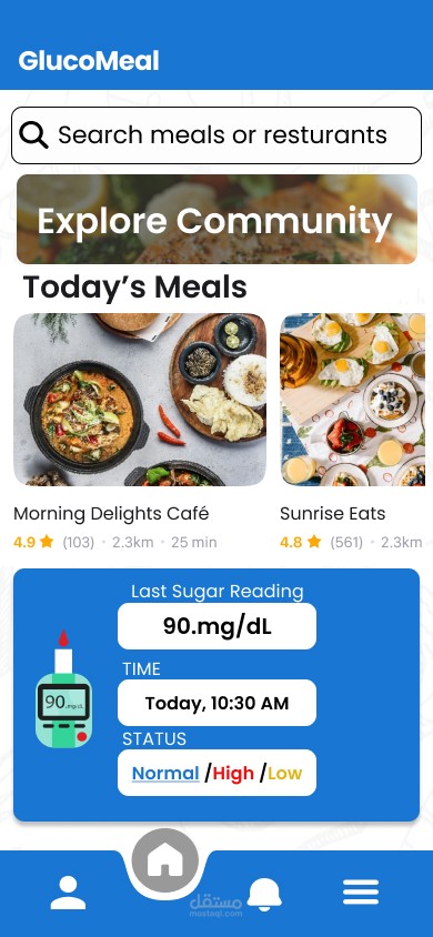 Sugar meals app