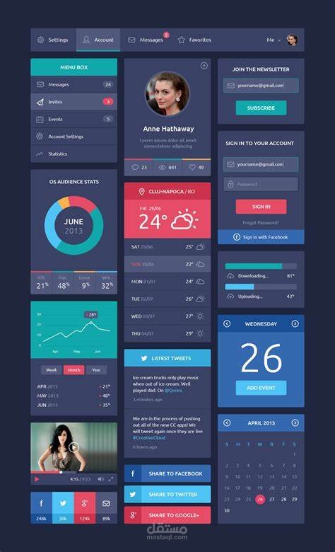 مصمم UI&UX لتصميم واجهة المواقع وتطبيقات الاندرويد و الايفون