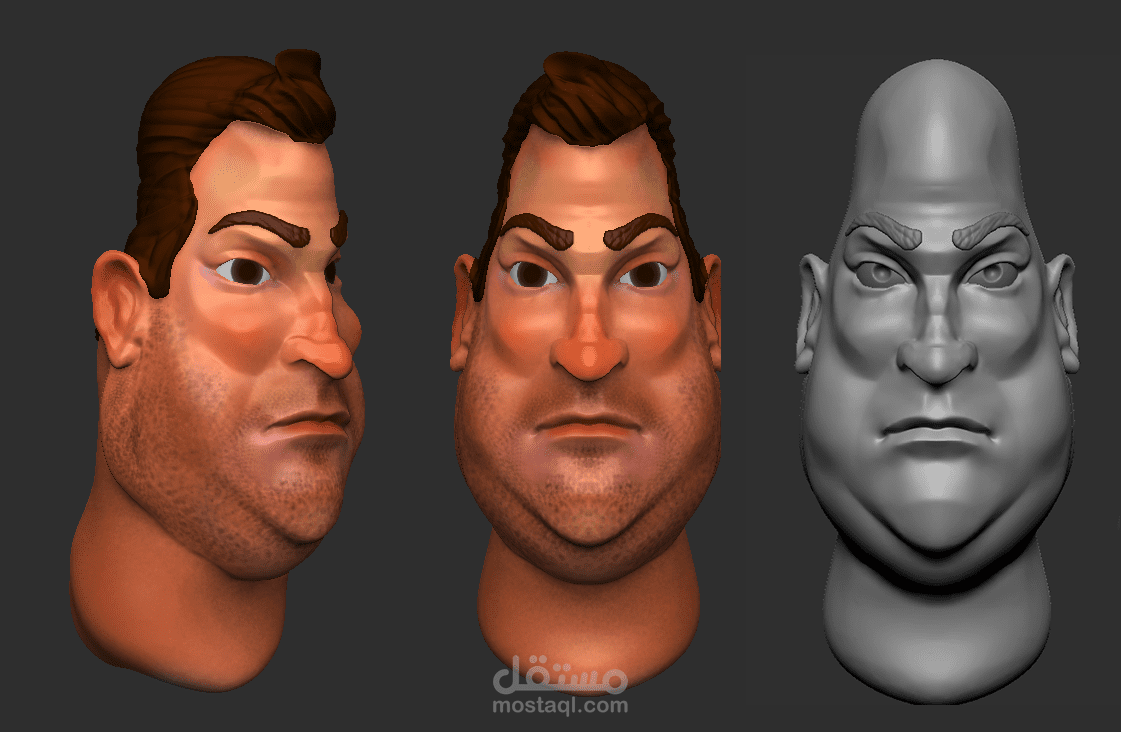 تصميم شخصية ثري دي