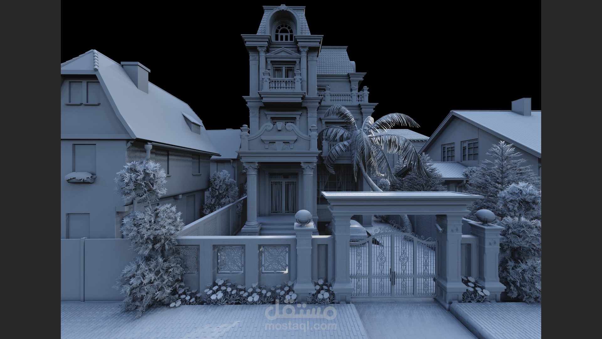 تصميم واجهات تنبض بالأناقة والطابع المعماري