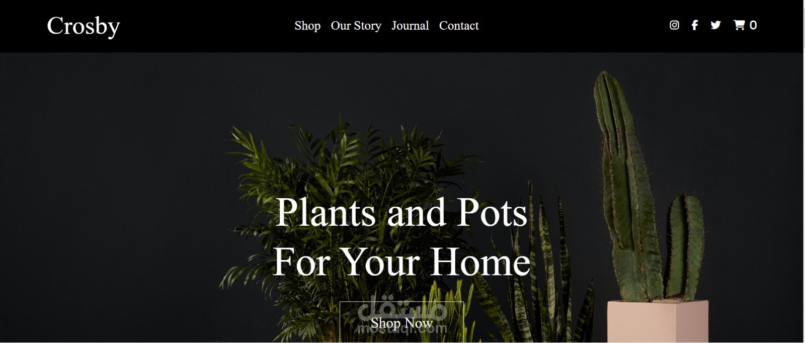 Website for selling plants