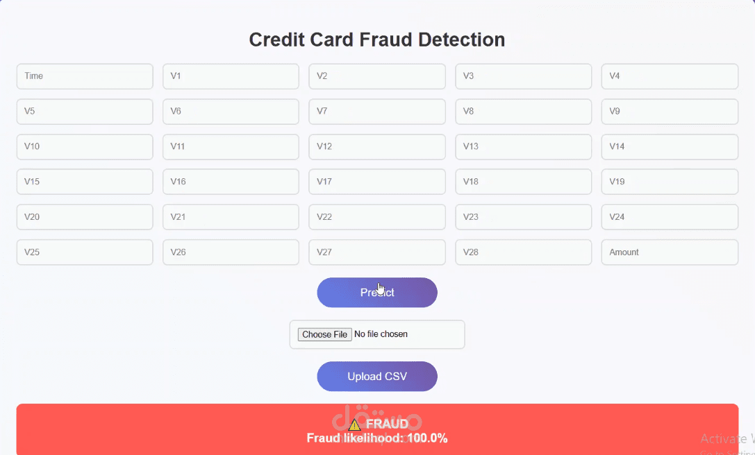 End-to-End Fraud Detection System