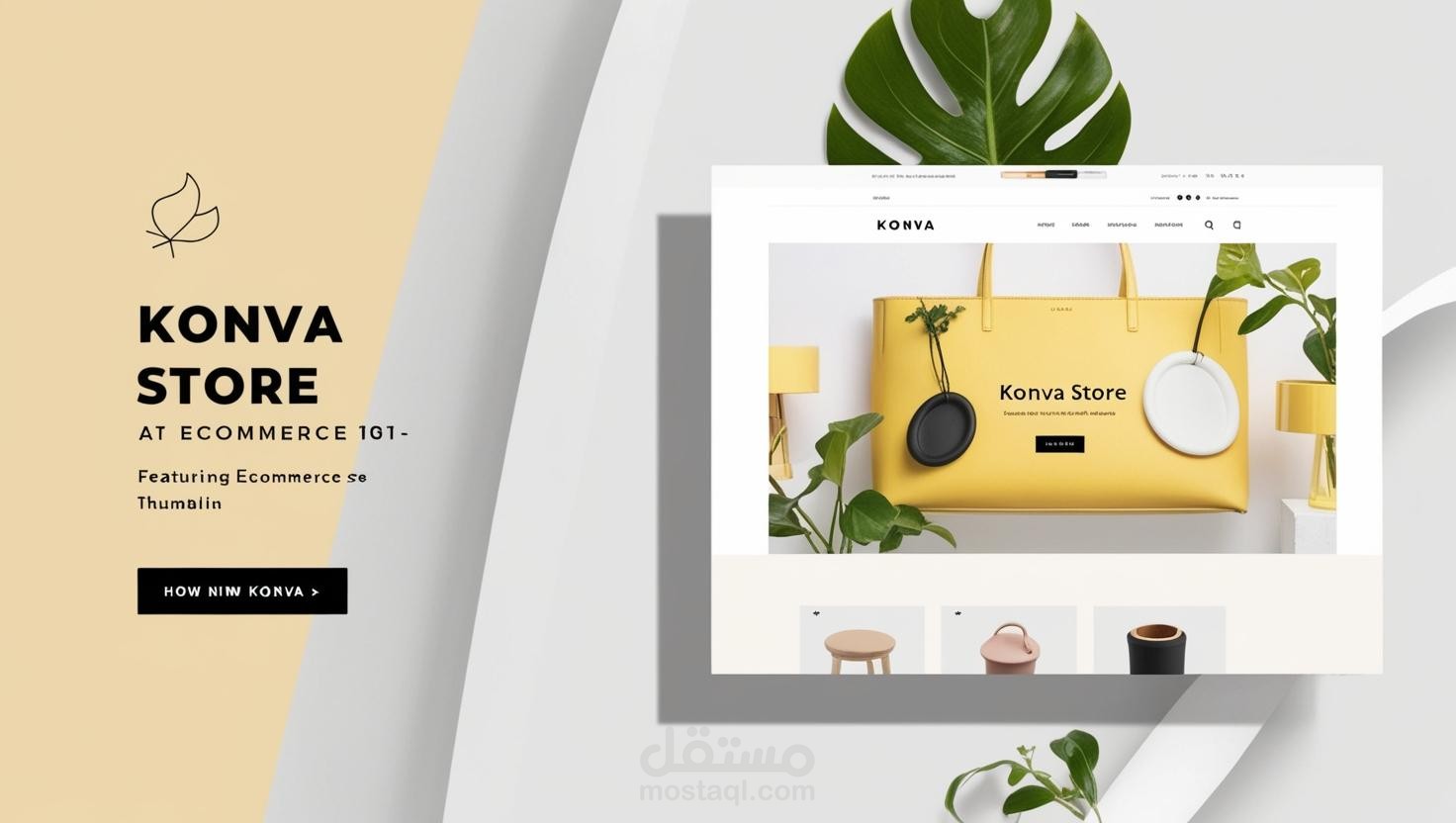 صفحة هبوط Ecommerce Konva