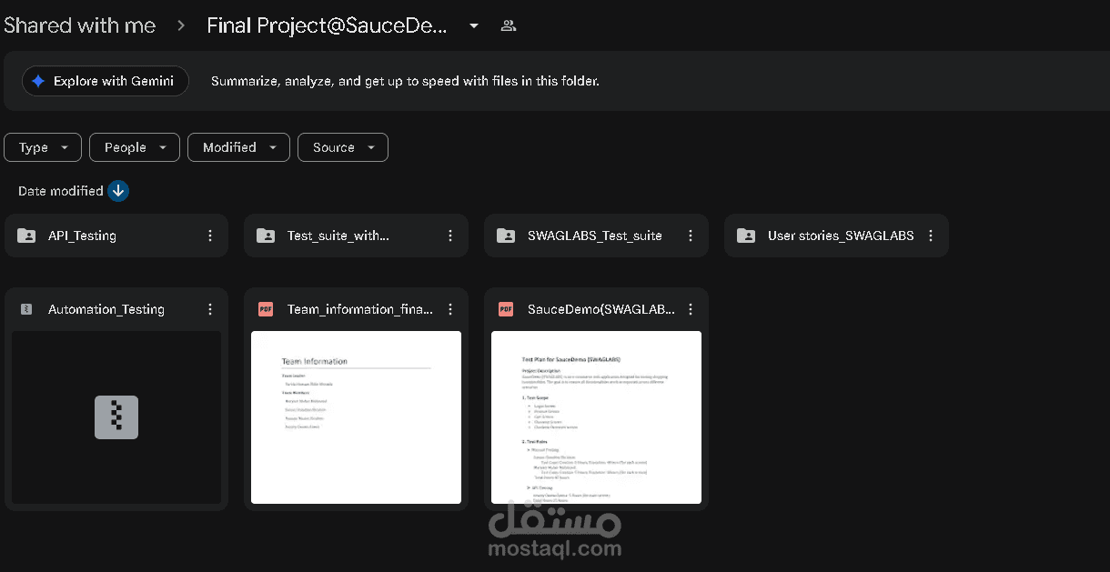 مشروع اختبار برمجيات شامل — اختبار يدوي وآلي وAPI على منصة SwagLabs