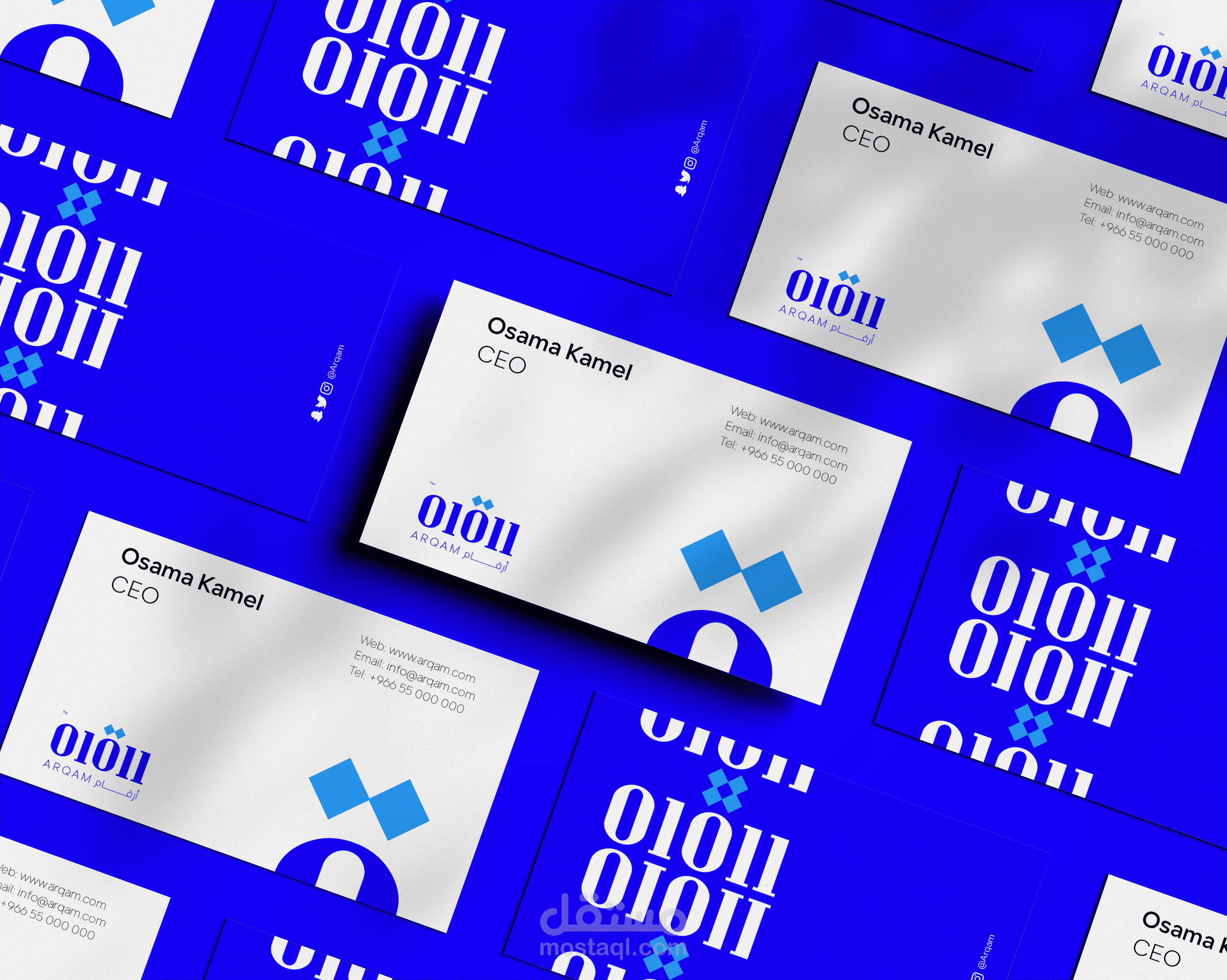 هوية بصرية لشركة " أرقام "