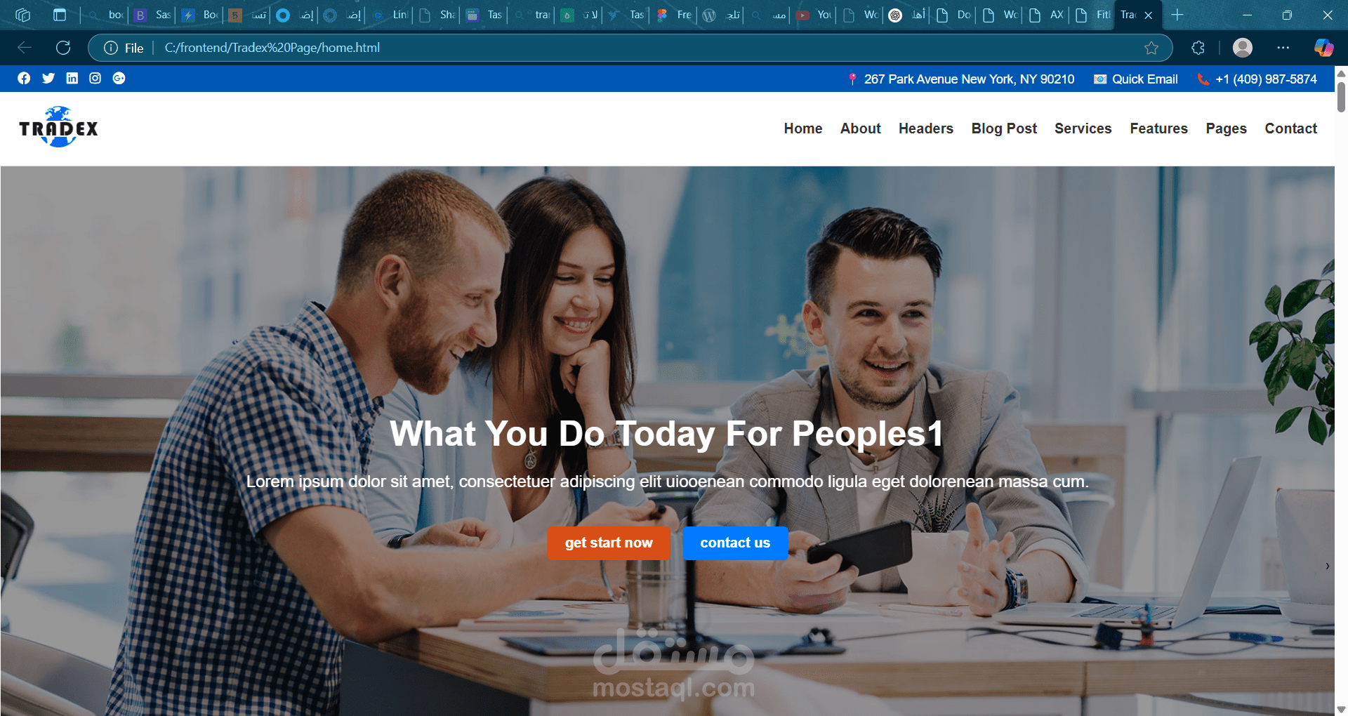 Tradex Page