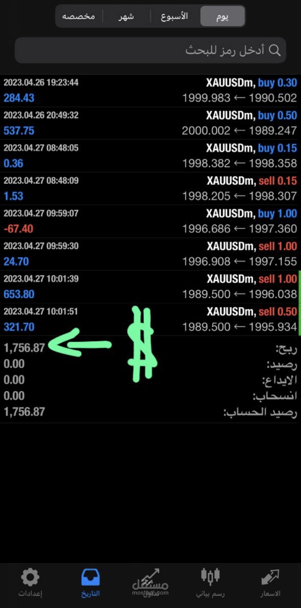 إدارة محافظ استثمارية